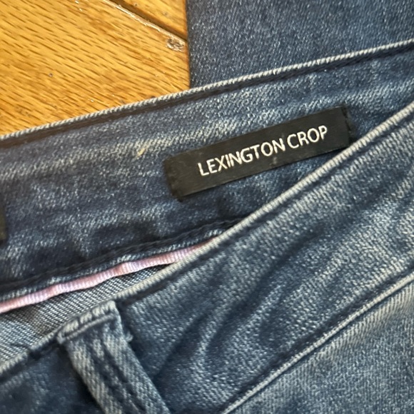 Lexington Crop Midrise Jeans with bow detailing - Picture 4 of 6